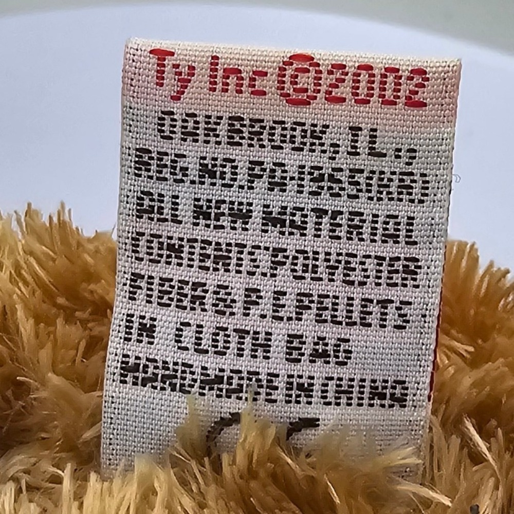 Ty Vintage 2002 Classic Cody The Dog Plush Brown Fluffy Toy Tags EUC Collectible - Picture 8 of 10